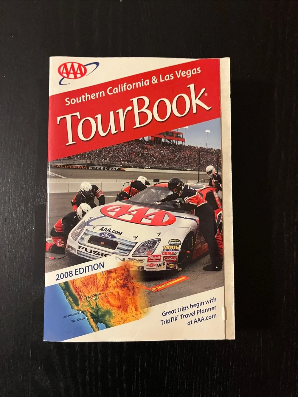 AAA TourBook Southern California & Las Vegas 2008 Travel Guide Book
